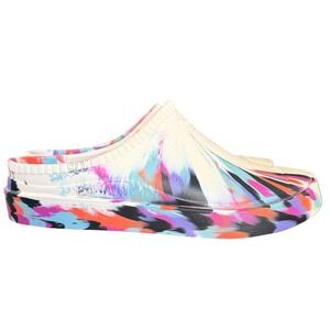 Hunter Size 9 In/Out Bloom Algae Foam Clog Ivory Multi Color Slip On Molded Clog